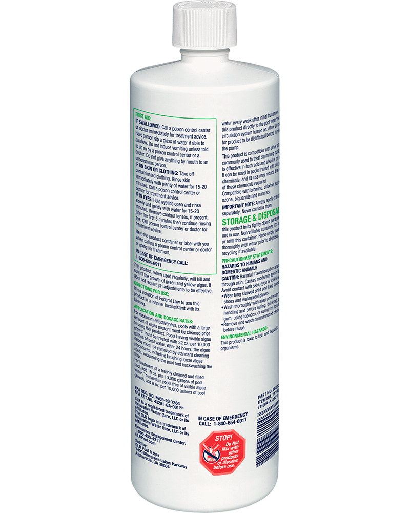 GLB® ALGAEX ALGAECIDE ACME Pool & Spa Company